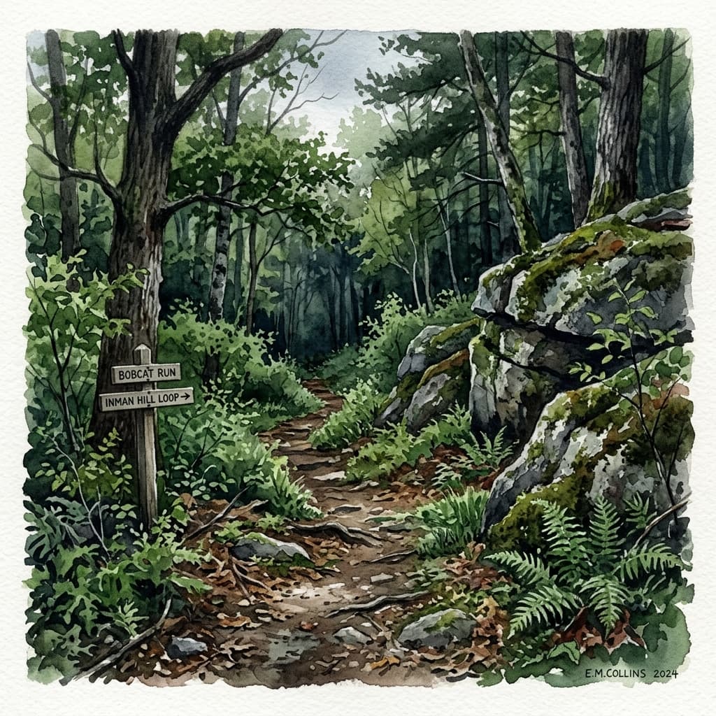 Illustrated view of Bobcat Run
