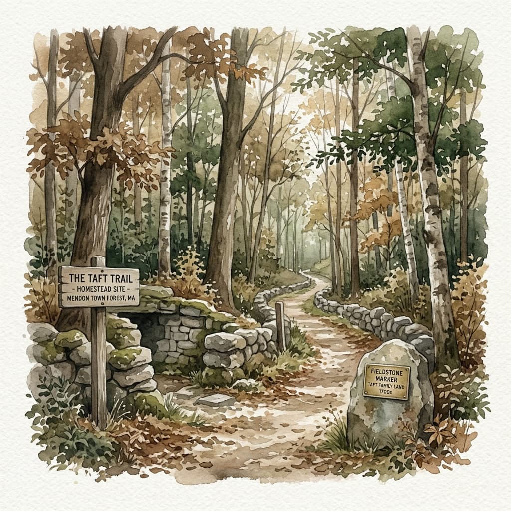 Illustrated view of Taft Trail