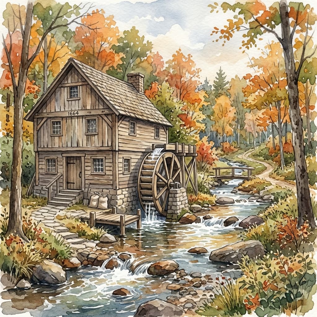 Albee's Grist Mill and King Philip's War
