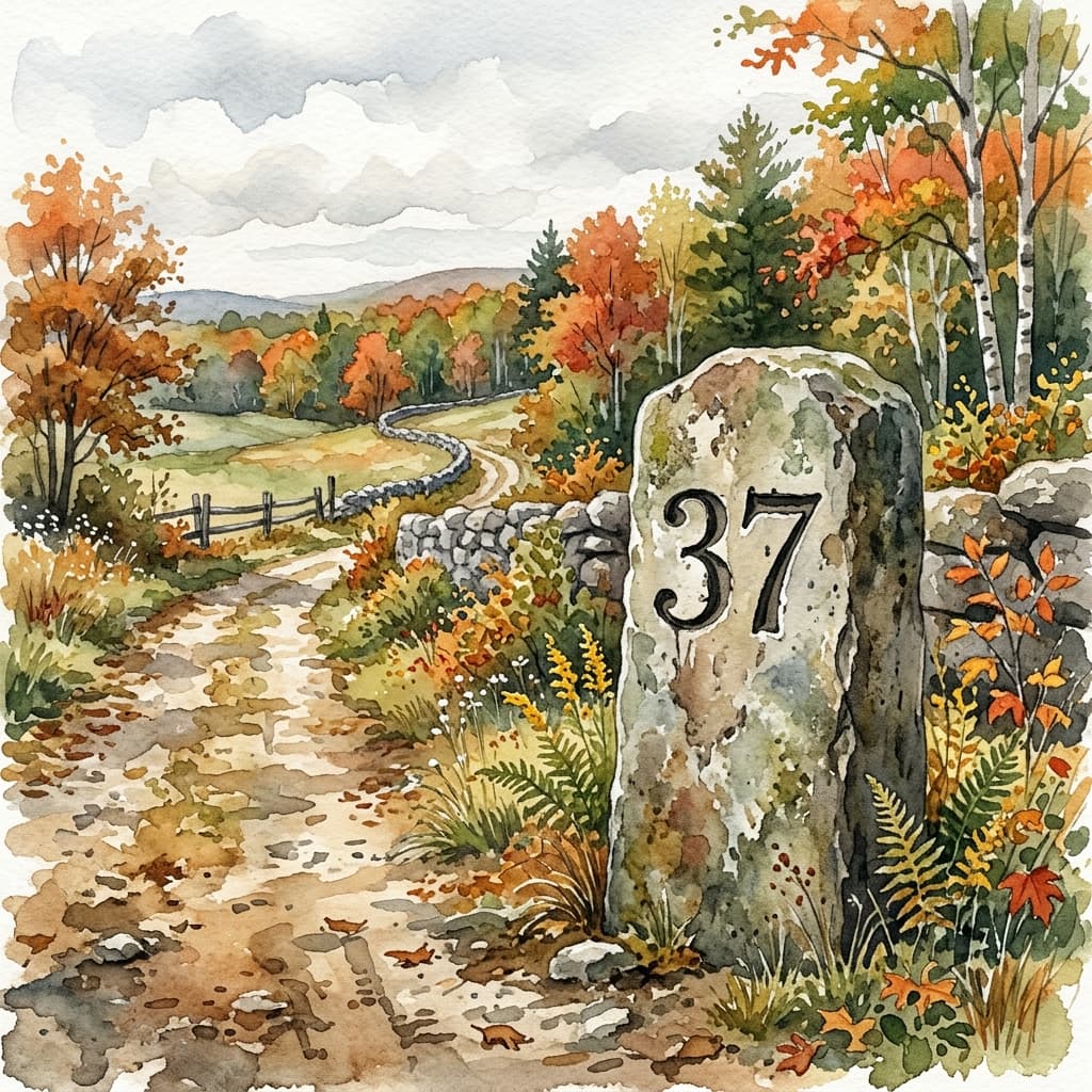 Boston Post Road Milestone (1772)